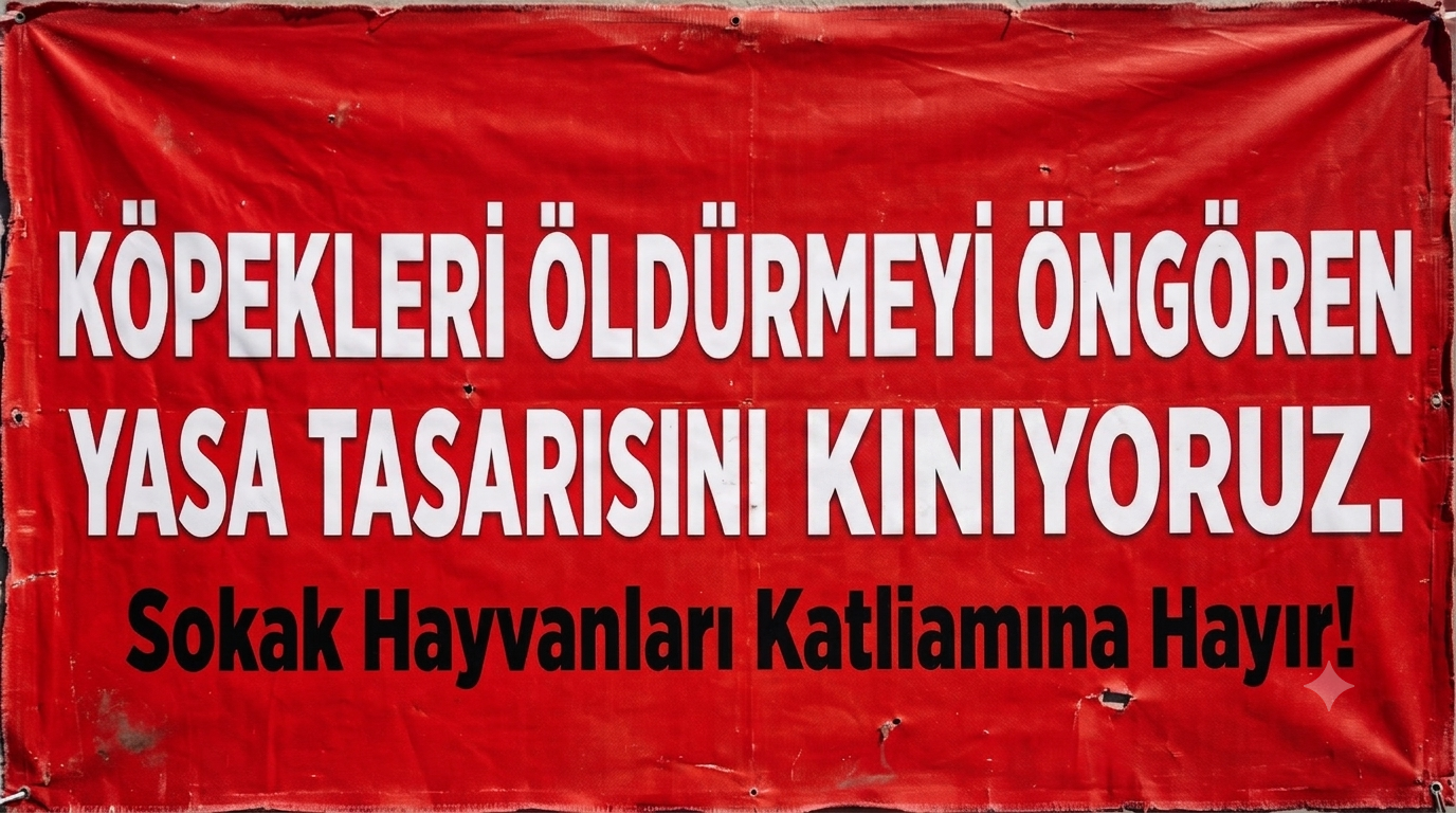 Köpekleri Öldürmeyi Öngören Yasa Tasarısını Kınıyoruz