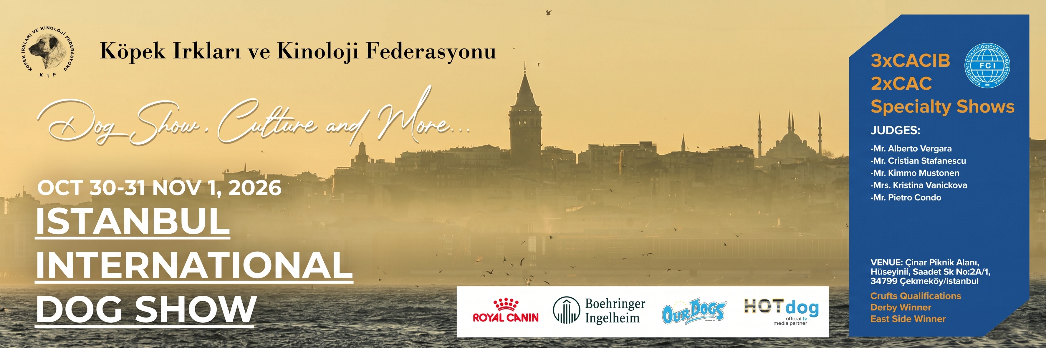 Istanbul Dog Show and Specialty Shows 2026